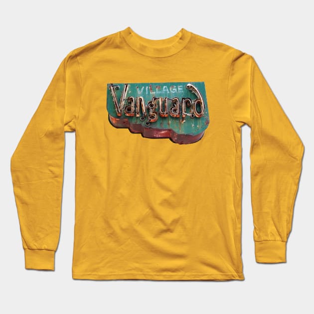 Village Vanguard Signage Long Sleeve T-Shirt by SPINADELIC